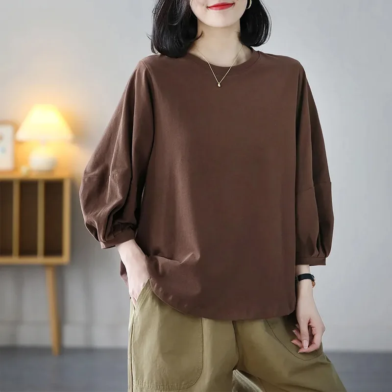 

Plus Size Women's Casual T-Shirt Thin Office Lady Fashion New Arrival Trendy Comfortable