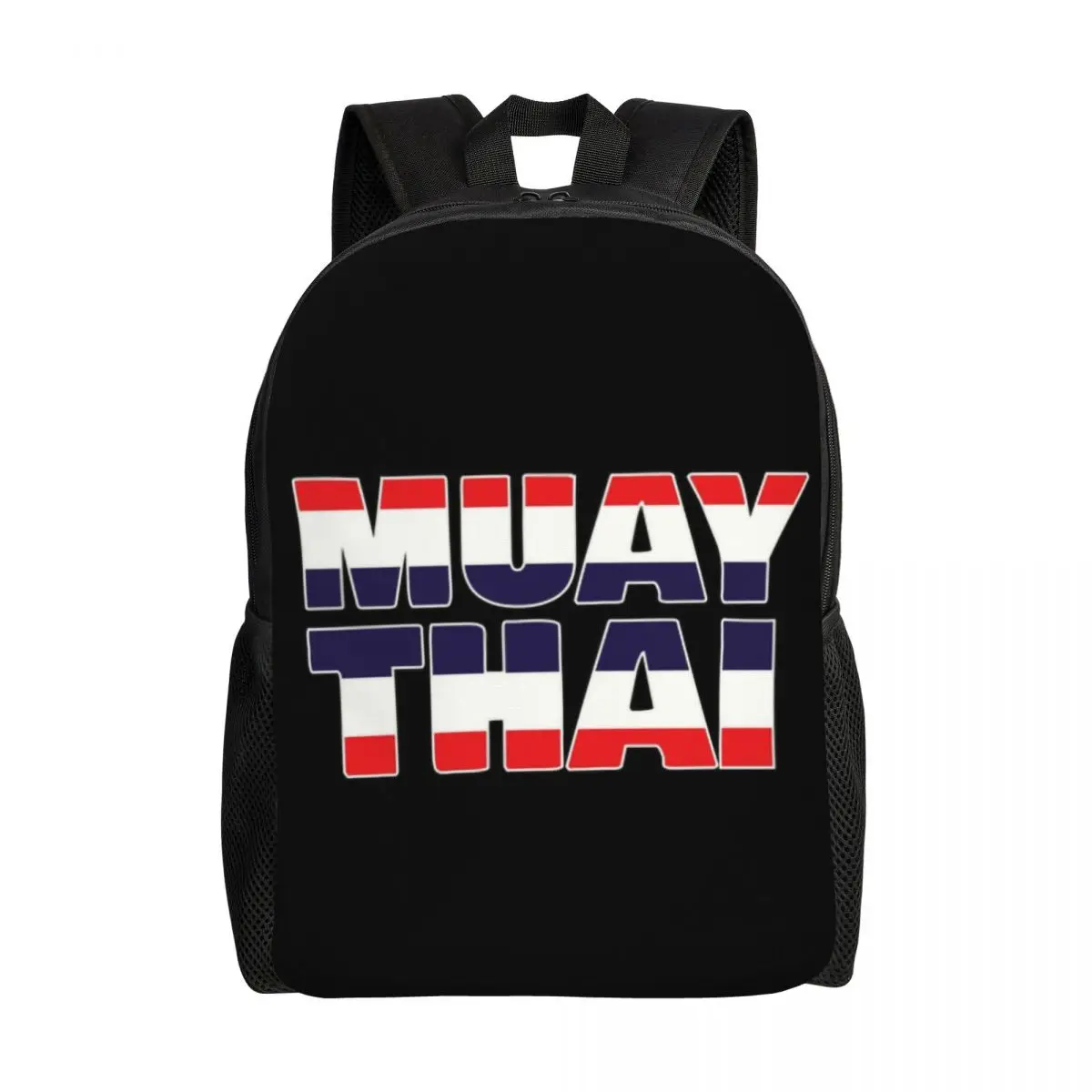 Tiger Muay Thai mochila para niñas y niños, Fighter de boxeo de Tailandia, bolsas de viaje escolares para mujeres y hombres, bolsa de libros para computadora portátil de 15 pulgadas