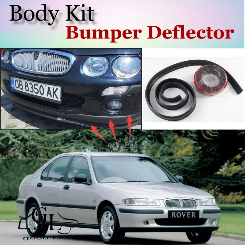 Bumper Lip Deflector Lips For Rover 400 / 45 Front Spoiler Skirt For TopGear Friends to Car Tuning View / Body Kit / Strip