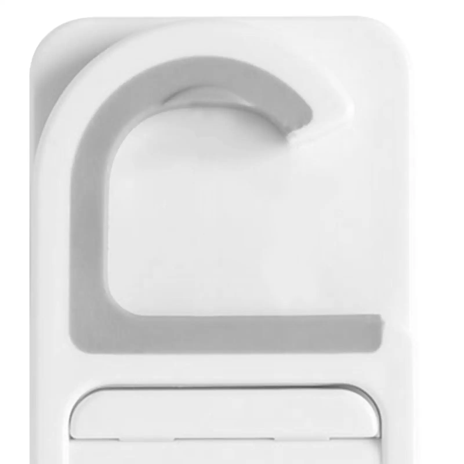 Bathroom Accessory Without Drilling Mop Holder Plastic Wall Mounted Broom Clip Anti Slip Hanger for Towels and Brushes - view 6