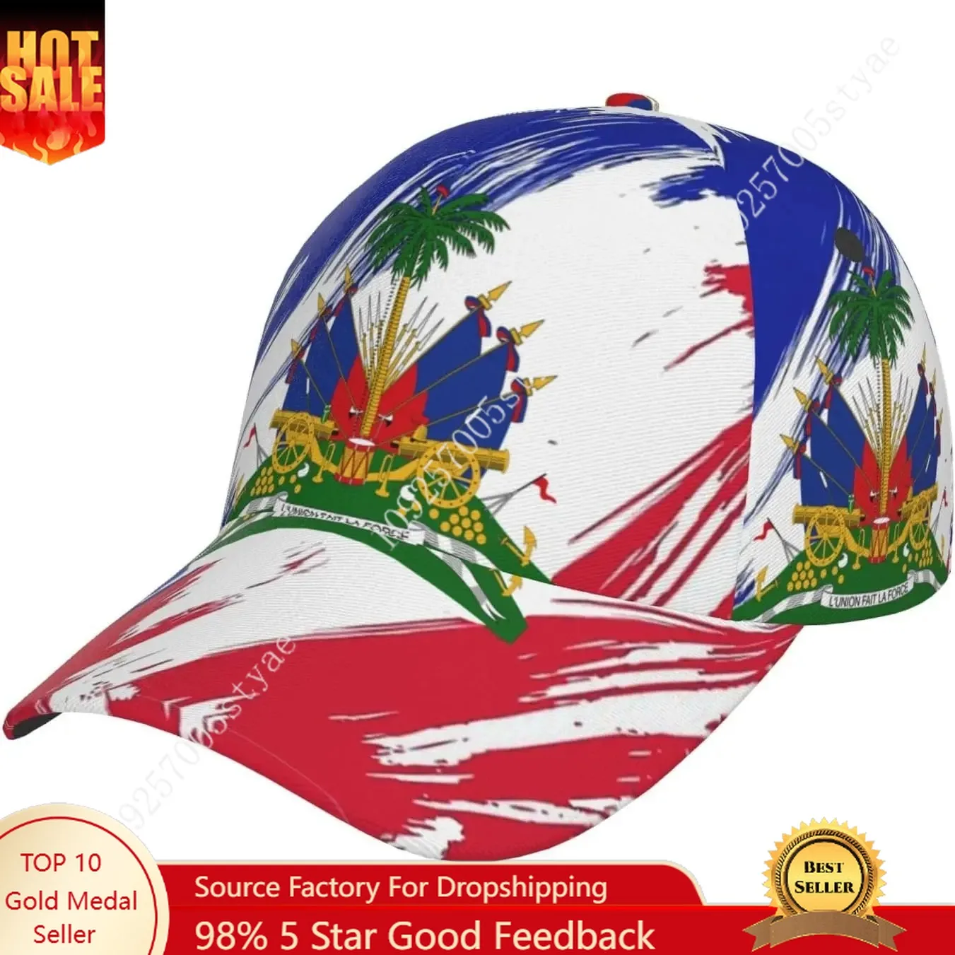 

Haiti Flag Haitian Trucker Caps Man Woman Baseball Cap Fashion Sunhat Adjustable Snapback Hat Outdoor Summer Breathable Dad Hats