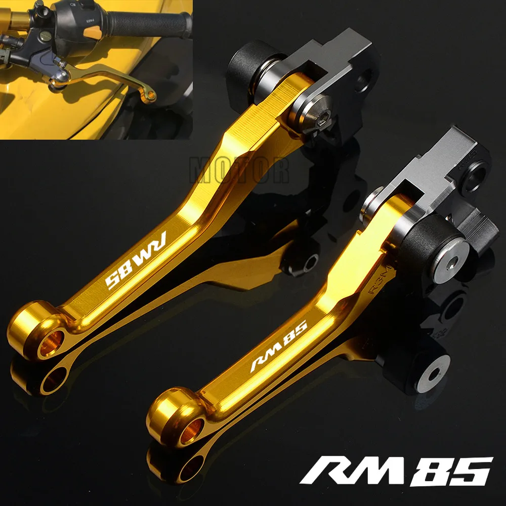 For Suzuki RM85 RM 85 2005-2017 CNC Aluminum Motorcycle Motorbike DirtBike Dirt Pit Bike Motocross Pivot Brake Clutch Levers