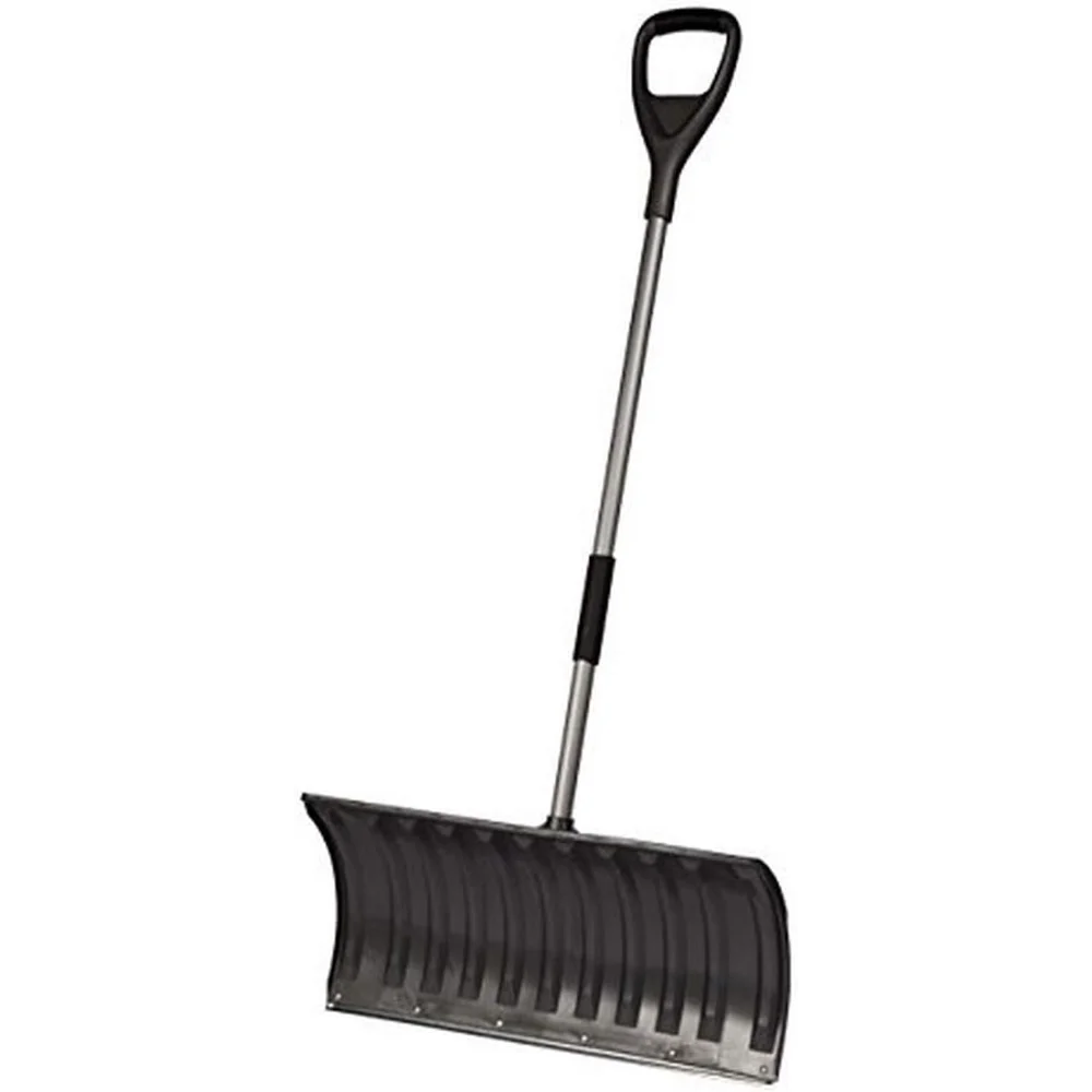 

25" Poly Snow Pusher Shovel, Heavy Duty Winter Snow Removal Tool
