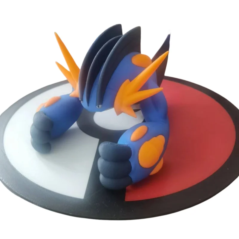 New Anime Pokemon Swampert Scale World 1:20 Action Figure Cute Doll 3D Print Model Desktop Decoration Children Holiday Toy Gift