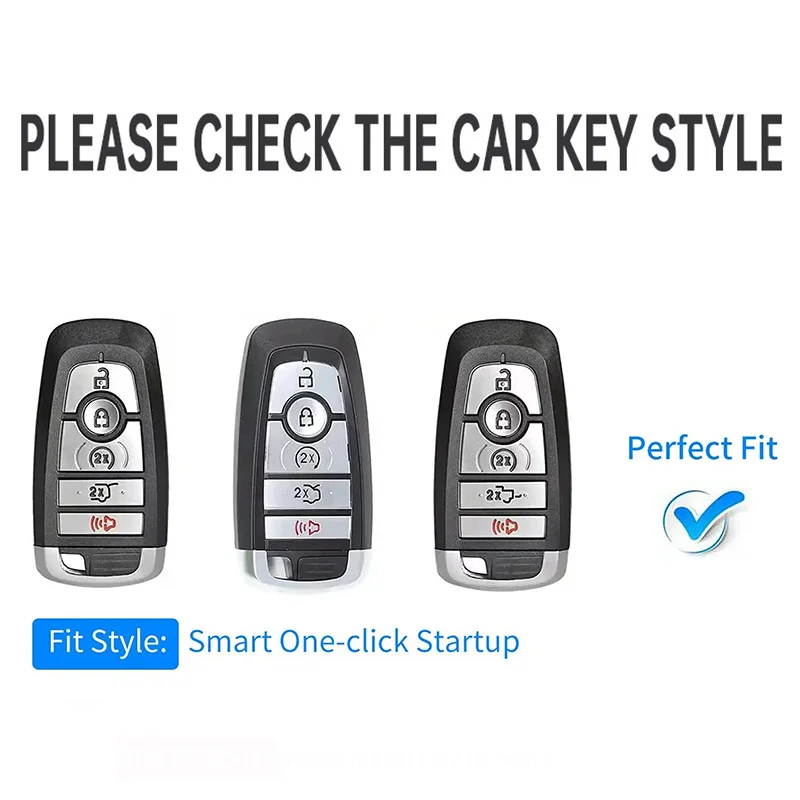 5 Buttons TPU Car Remote Key Case Cover For Ford Mustang Fusion Raptor F250 F350 F450 F550 Escape Edge Explorer Expedition