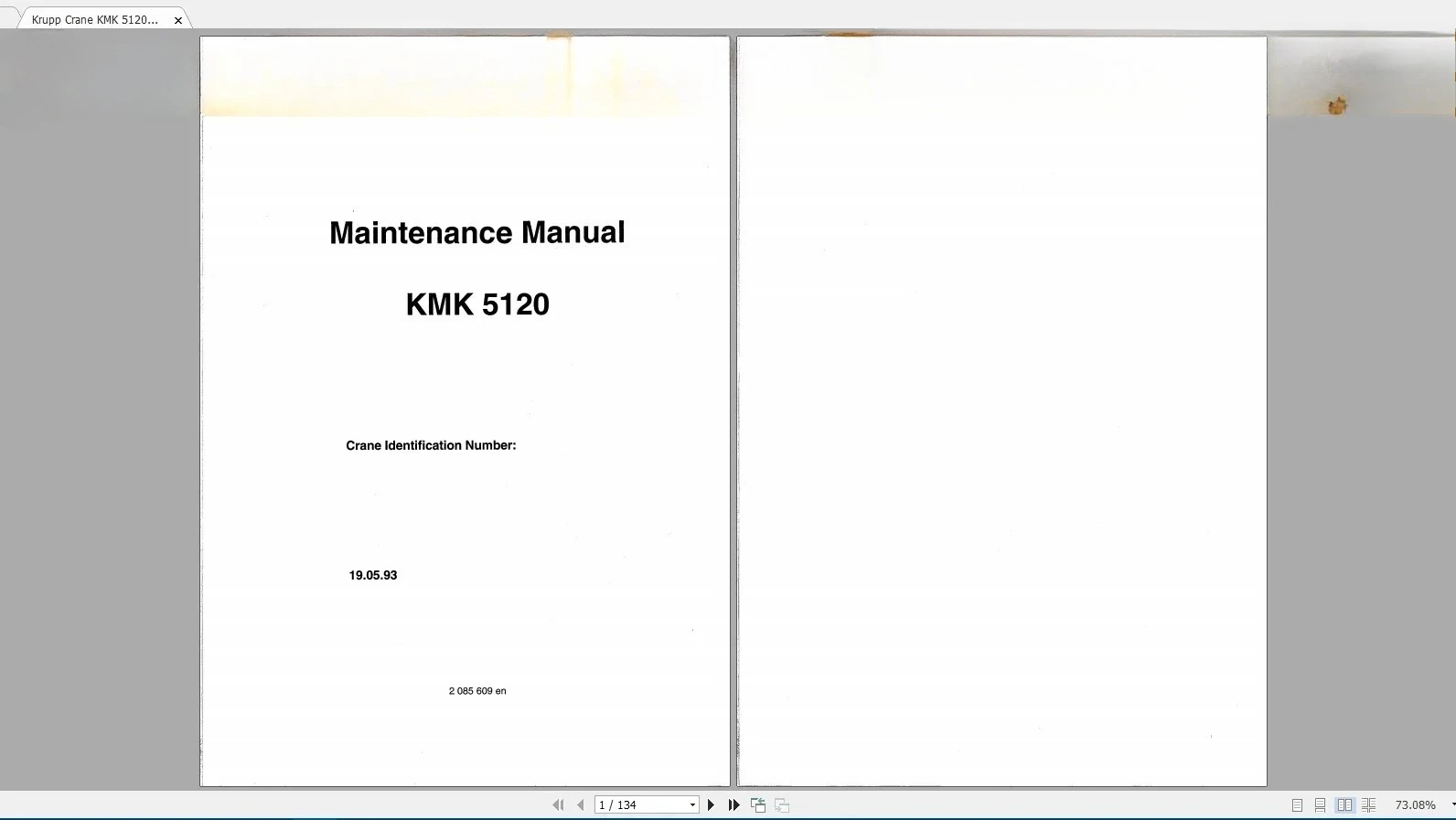 Krupp Crane KMK 1.1GB Spare Parts ,Maintenance, Manuals and Schematic PDF DVD