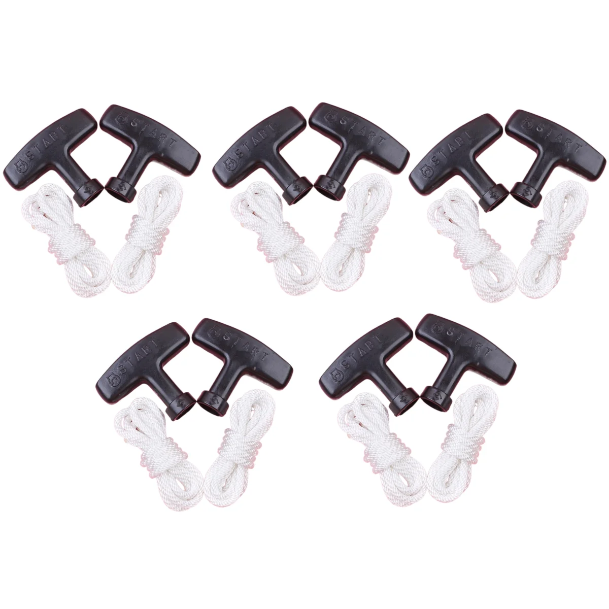 5PCS Recoil Starter Handle Grip Rope Kit For Honda GX100 GX120 GX160 GX240 GX270 GX390 Lawnmower 28461-ZG0-004