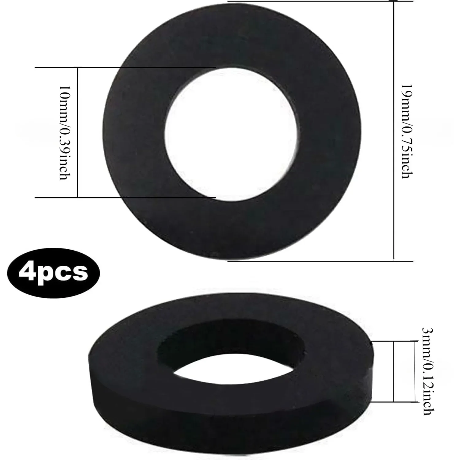 4pcs Sparkling Water Mater Soda Streaming Machine Silicone Sealing Gasket for TR21-4 Connector
