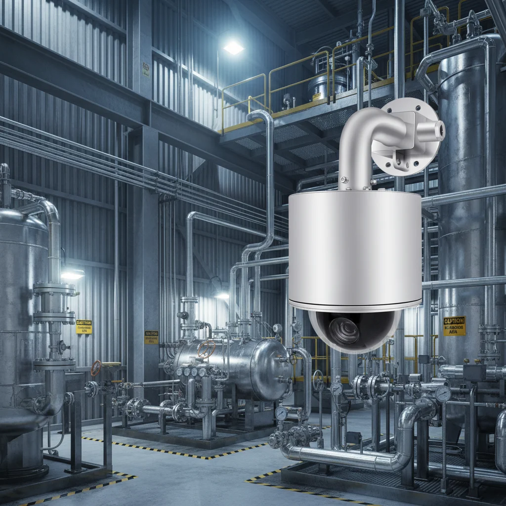 HD 4K WiFi Speed Dome Network Security Camera IP68 Waterproof Stainless Steel With Wide Angle CMOS Sensor H.265 1 Year Warranty