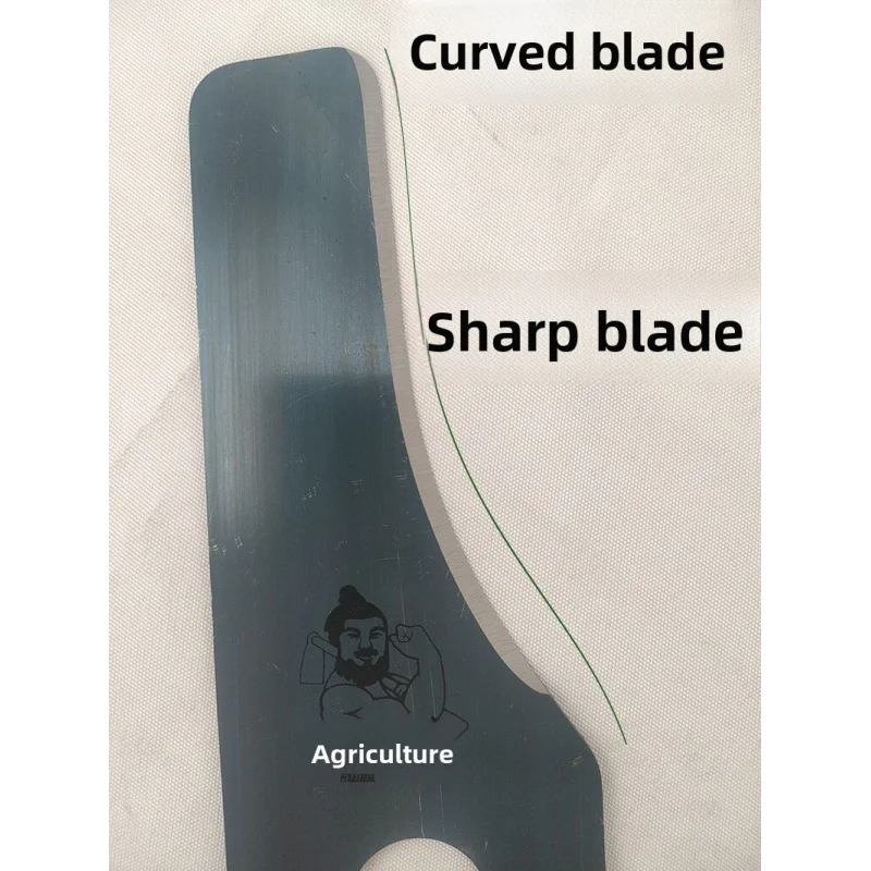 새로운 S자형 SK5 망간강 아크형 잔디깎이 단날 엉킴 방지 잔디 브러시 예초기 액세서리