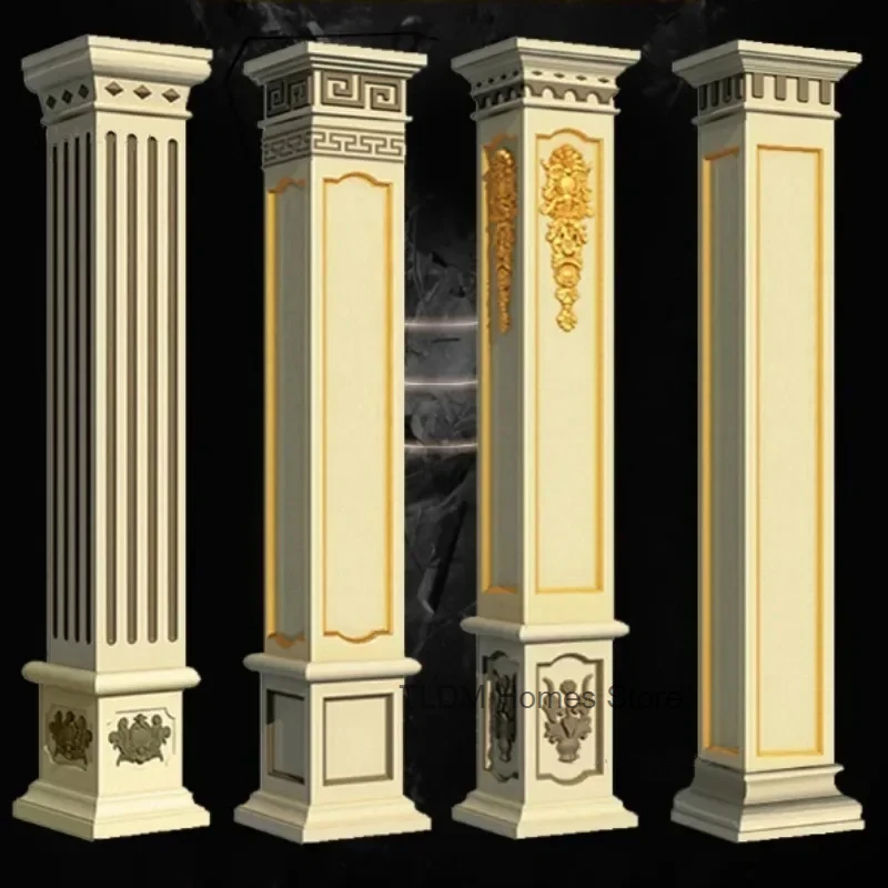 

Roman Column Mold European-style Component Villa Gate Square Column Decoration Garden Building Cement Square Column Mold