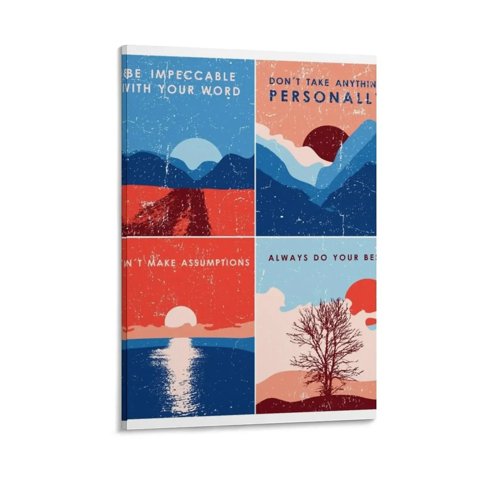 

The Four Agreements by Don Miguel Ruiz Canvas Painting canvas wall art home decor interior Decoration wall posters for wall