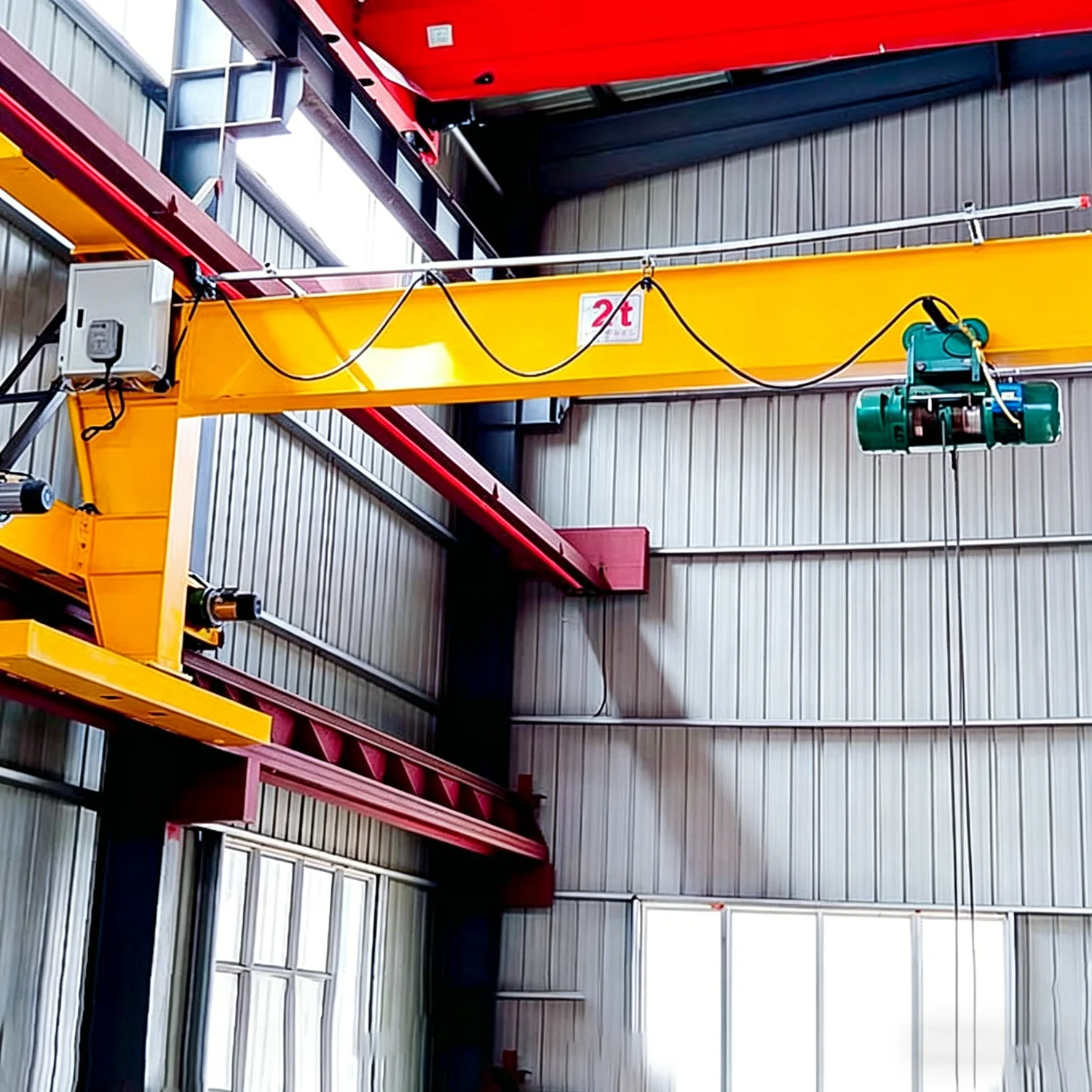 

Customized Electric Wall-Mounted Movable Jib Crane For Construction New Condition With Core Components Engine And Bearing