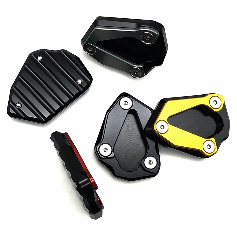 Aluminum Alloy Kickstand Foot Side Stand Stable Holder Secure Support For BMW S1000RR S1000R 2019-2022 Motorcycle Kickstand Caps