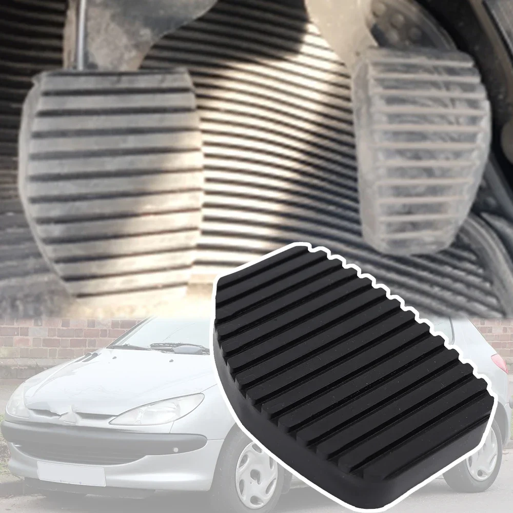 

For Peugeot 206 1998 - 2011 2012 2013 Compact Brasil Sedan Car Rubber Brake Clutch Foot Pedal Pad Covers Accessories