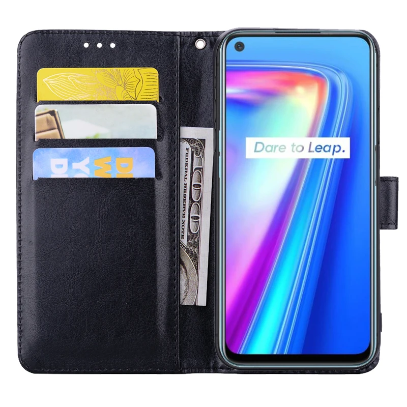 Etui na Realme 7 5G 7i 6i 6s 6 7 Pro pokrowiec ochrona klapki etui Realme 7 6 i 5G 7Pro 6Pro Funda skóra, na telefon torba na książki