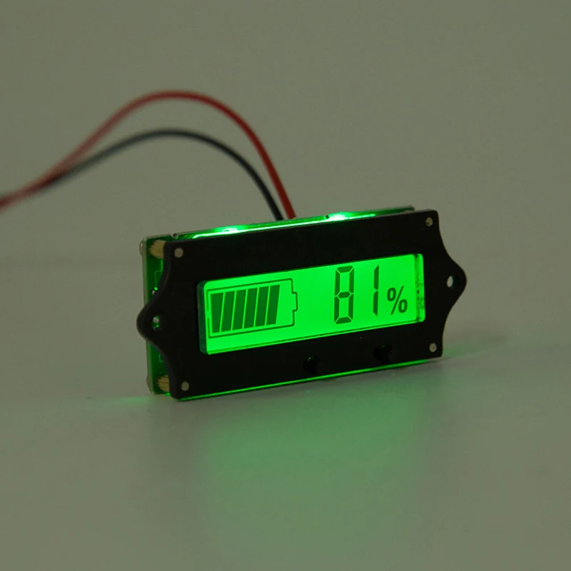 New DC 6V-63V Digital Voltmeter Voltage Tester Lithium Battery Power Capacity Indicator Energy Display Board Level Monitor Parts