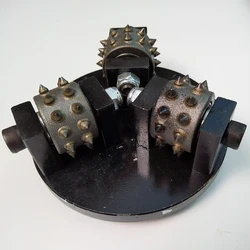 120mm Abrasive Tool Bush Hammer Alloy Litchi Roller Lychee Roller For Grinding And Polishing Stone Marble Granite Concrete Floor