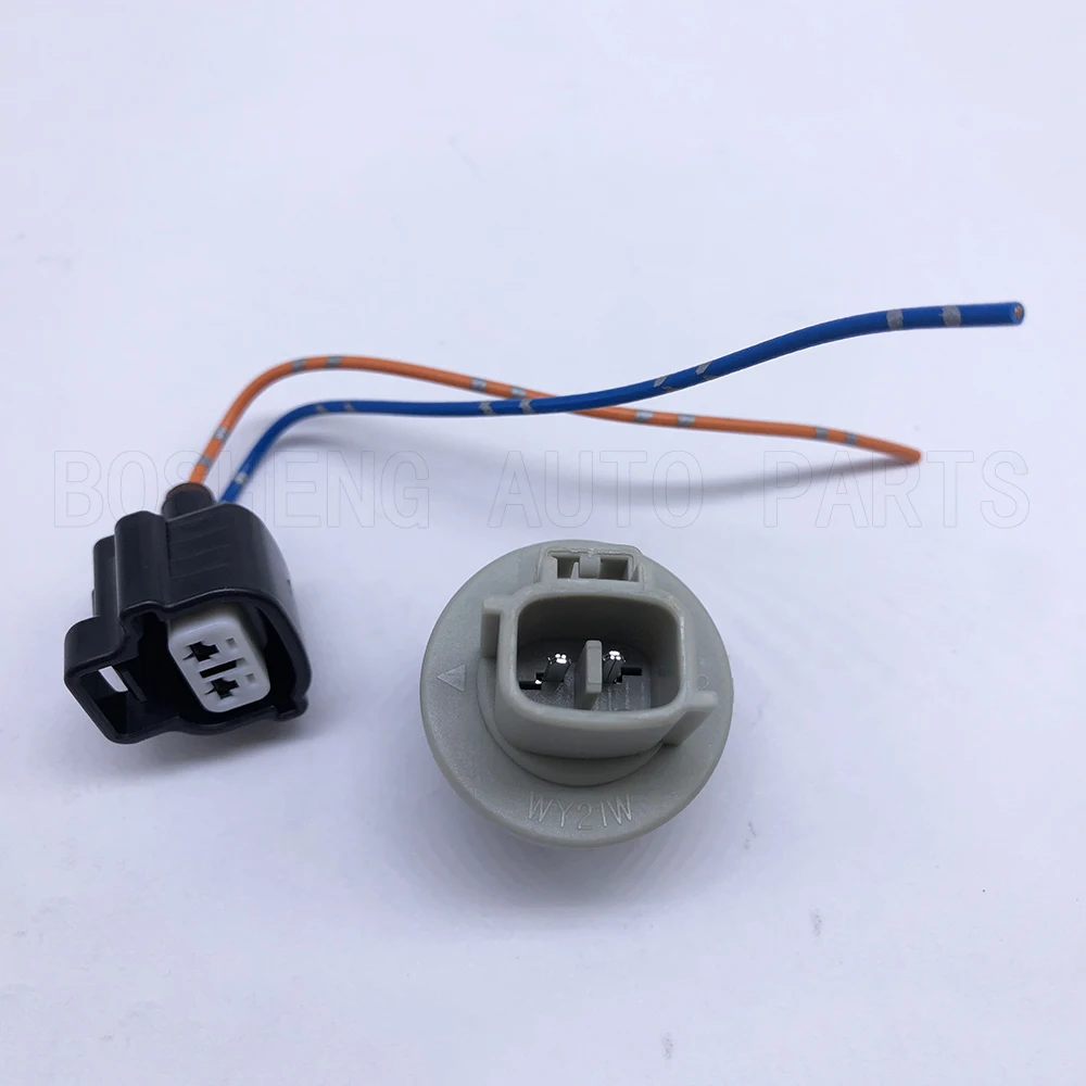 New 2 Sets/kit Turn Signal Lamp Socket Plug with Wire for Toyota Spade NSP141 2015-20 OEM 90075-60028 9007560028 90075 60028