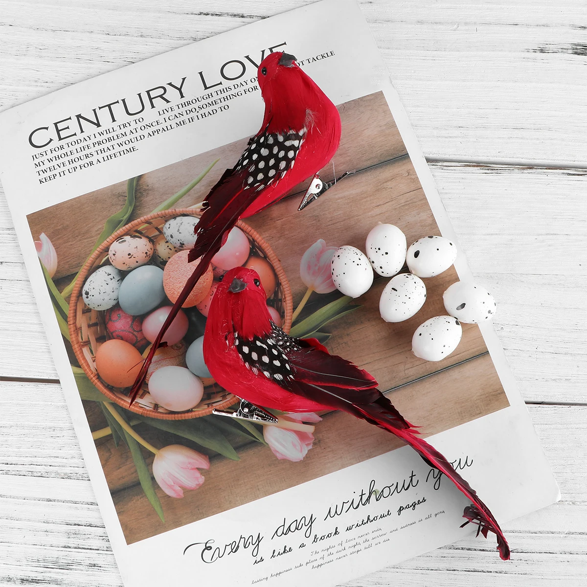 

Artificial Bird Nest Ornament Set Home Decor Fake Bird Egg Props for DIY Micro Landscape Photography Decorations