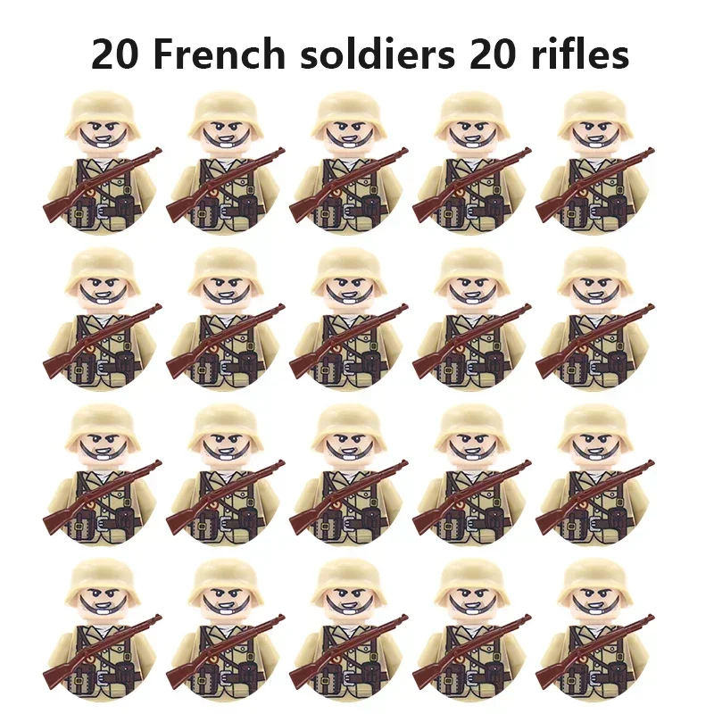 Blocs de construction, poupées humanoïdes, jouets, figurines d'action numériques, jouets assemblés, jouets éducatifs sur chenilles pour enfants