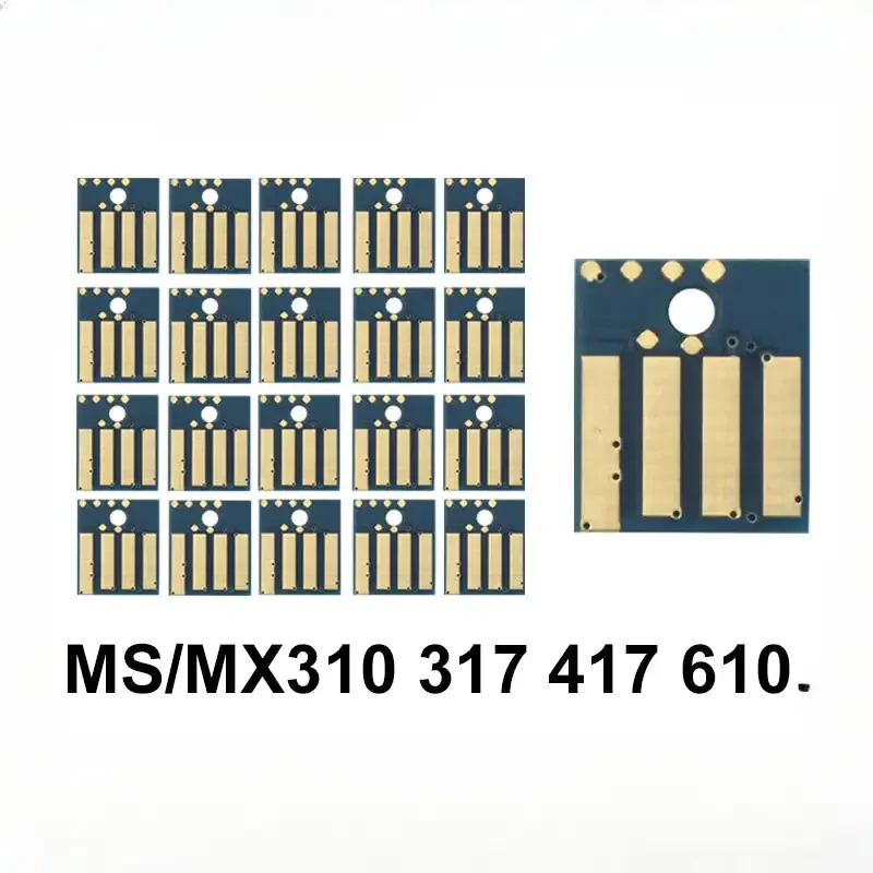 MS310d Chip Toner Chip Reset For Lexmark MS317 MS417 MS312 517 617 611 511 MS415 MX317 MS310 MS610 universal Printer Cartridge