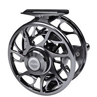 PROBEROS 2+1 BB Fly Fishing Wheel 5/7 7/9 9/10 WT Fly Fishing Reel CNC Machine Cut Large Arbor Die Casting Aluminum Fly Reel