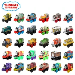 Original Thomas and Friends Mini Train Plastic Locomotive Percy Emily James Manual Hooked Railway Engine Toys for Children Gift