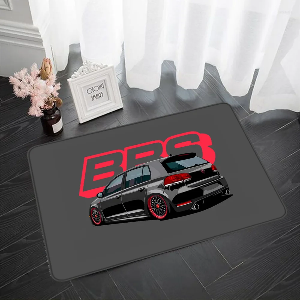 Door Mat BBS Automative Components Wheel Hub Entrance Carpet Cute Rug Living Room Mats Home Custom Carpets Rugs Bath Foot Prayer