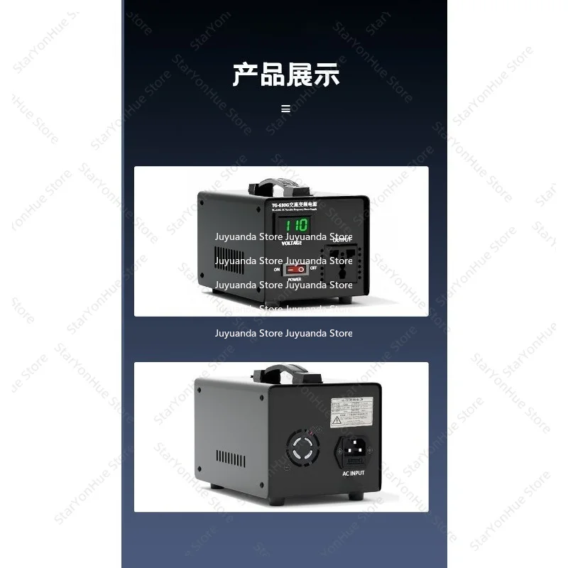 For Voltage & Frequency Conversion, AC 220V 50Hz to 110V 60Hz Transformer, For Korea 220V Japan 100V USA 120V 60Hz view 3