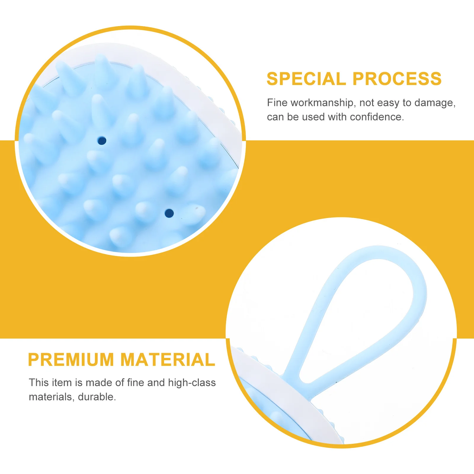 

3Pcs Silicone Scalp Massagers Shampoo Brushes for Deep Cleaning Scalp Care Hair Bathing Kids Adults Portable Massage Tool