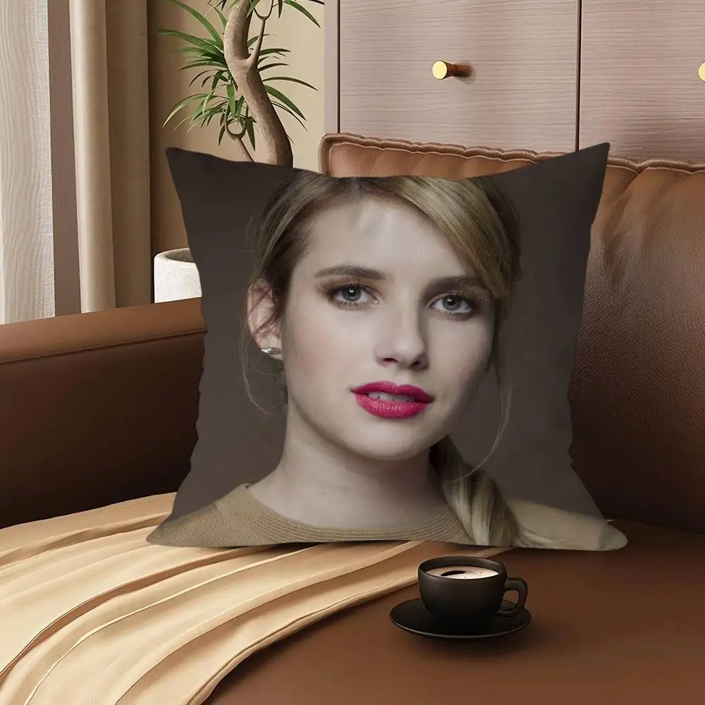 E-EMMA R-ROBERTS وسادة غطاء الوسادة المخدة غرفة المعيشة أريكة ديكور المنزل حسب الطلب