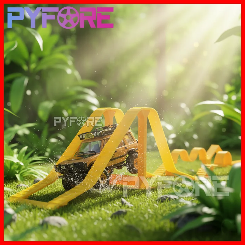 

PYFORE 1/24 1/18 RC Crawler Simulation Obstacle Bridge Combo steep Slope Accessories for Model Cars