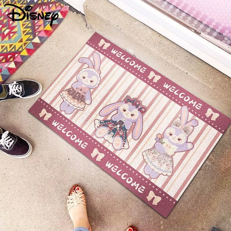 Disney Blanket Lina Belle Plastic Carpet Mats Creative Cartoon Anti-slip Rug Men Women Lovely Home Room Indoor Floor Decoratiion