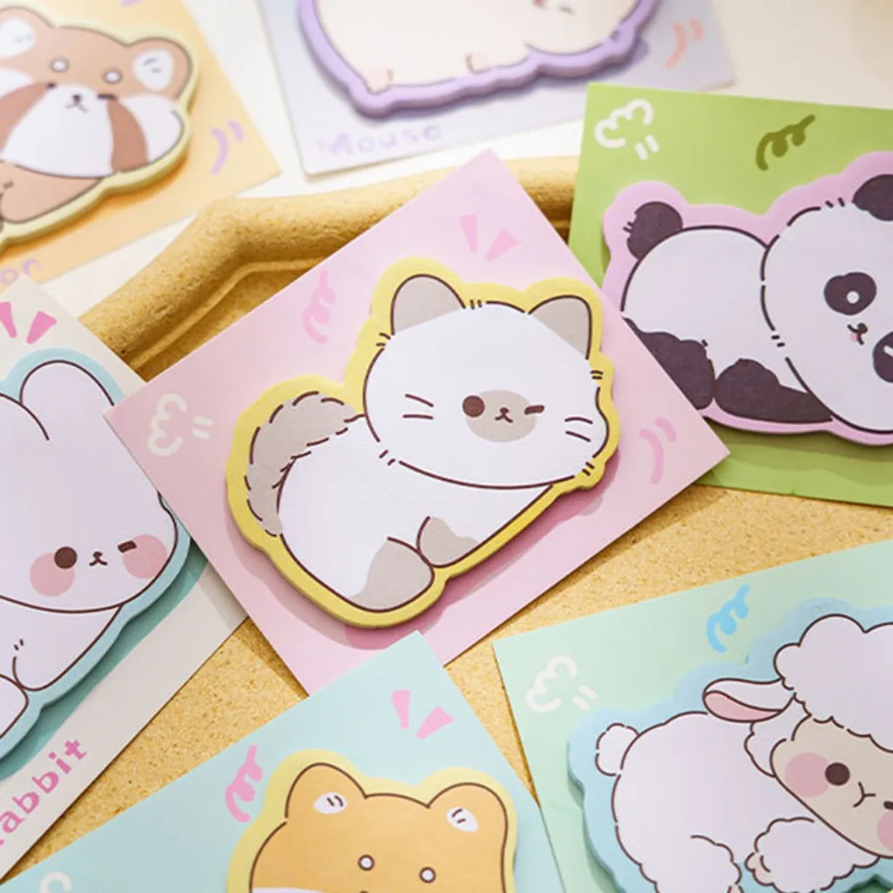 Animal Shape Animal Sticky Notes Memo Pad N Times Note Pad Journaling Planner Cute Note Paper Student Stationery