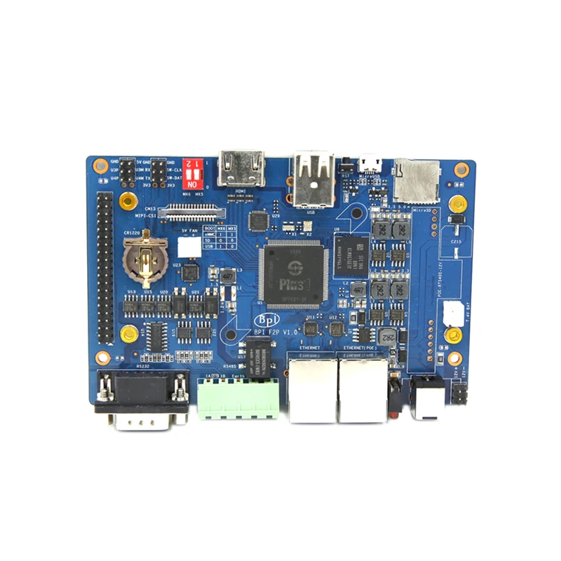 Shenzhen PCBA manufacturer Banana PI industrial grade BPI F2P support linux system