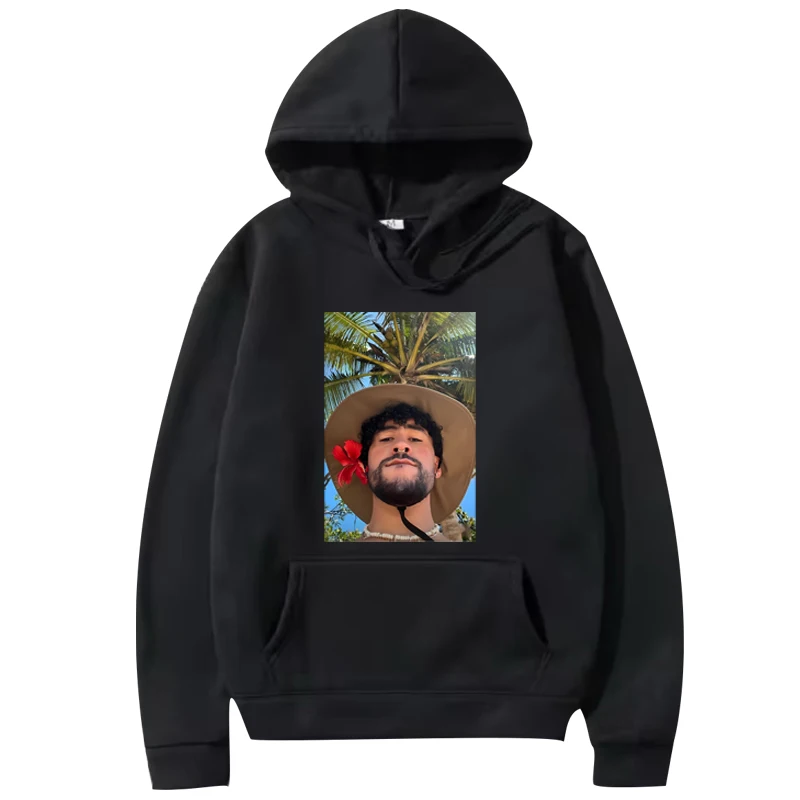 

Bab bunny classic funny graphic hoodie 2025 men women vintage Long sleeve Sweatshirt with print Graphics oversized hoodie unisex