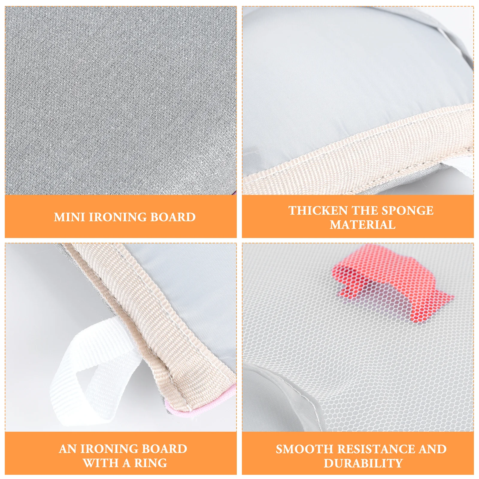 

1pc Mini Board Household Electric Plate High Temperature Resistant Thickened Sponge Space Saving Hanging Loop Travel Friendly