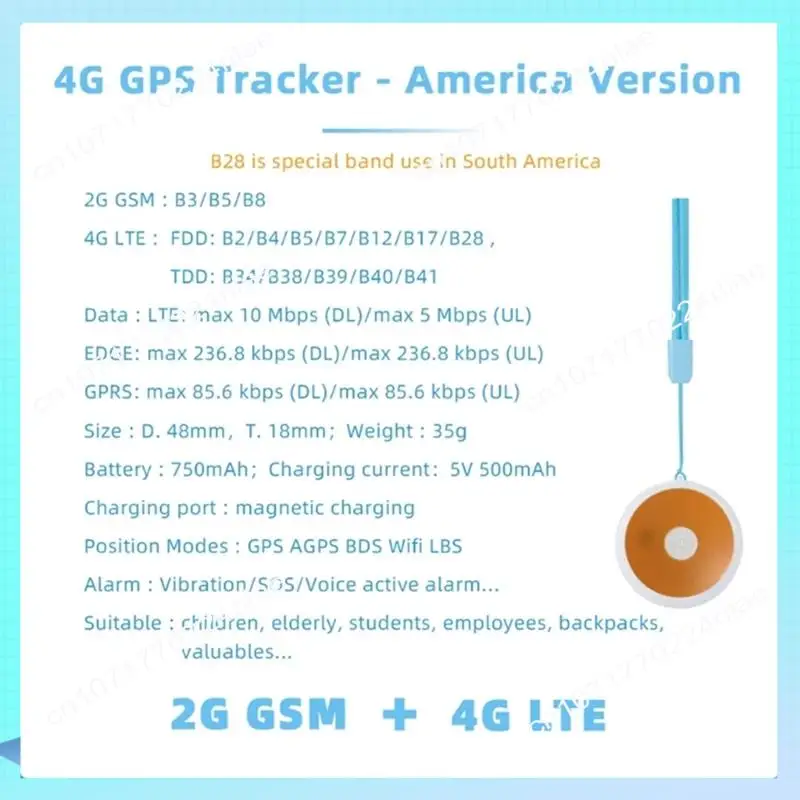 A17Z American Positional Locator Device - Small And Accurate Trackers For Elderly And Kids, Suitable For Phone Use
