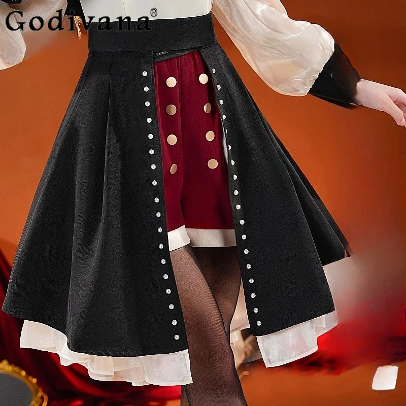 여성 할로윈 의상 세트 Anime Wakaba Mortis BanG 드림 슈트 여성 Ave Mujica 코스프레 의상 스커트 의상