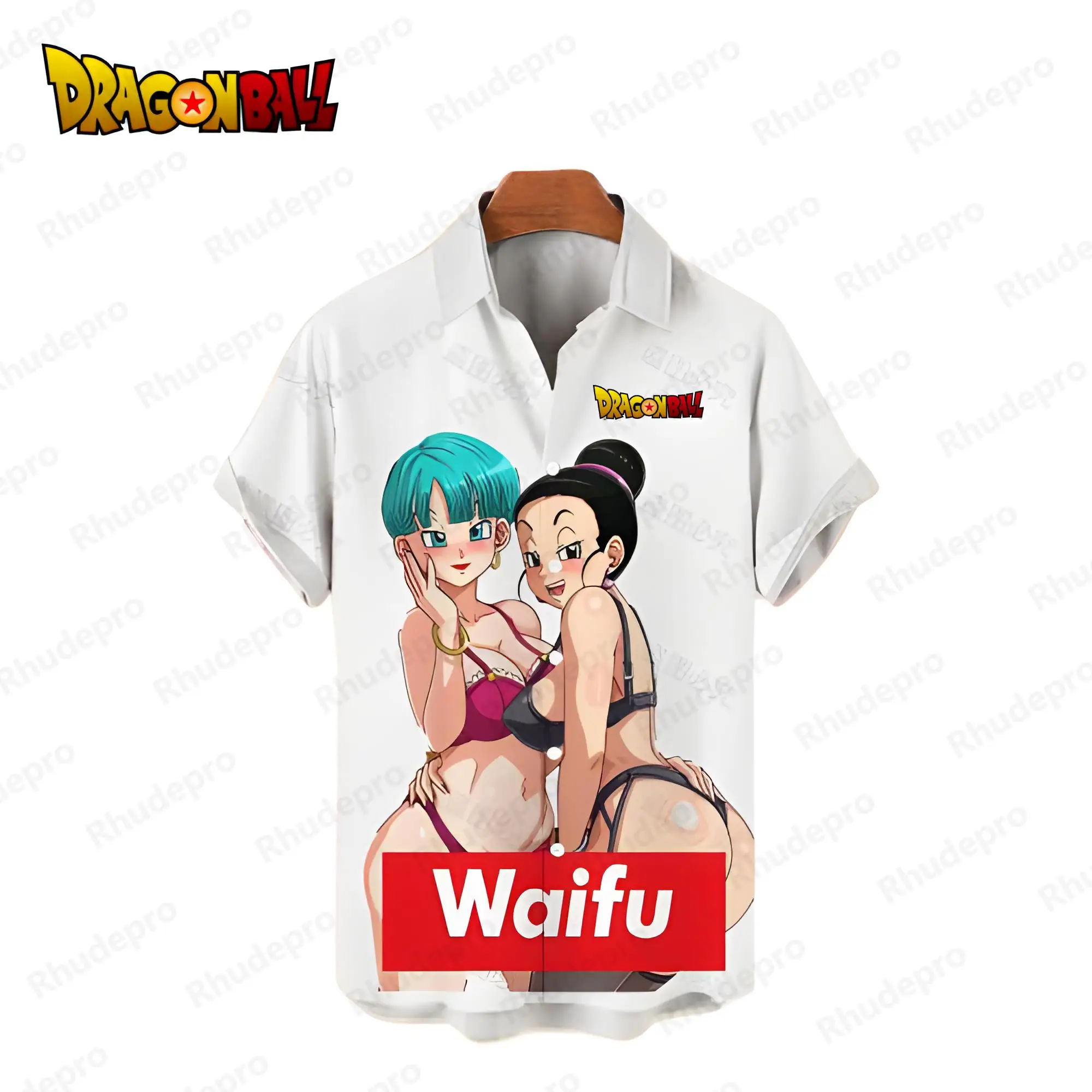 Men\'s Shirts Vegeta Dragon Ball Z Goku Harajuku Man Clothes Japanese Fashion Super Saiya Oversized Blouse Summer Streetwear