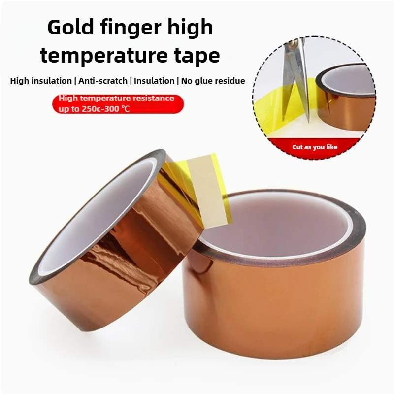 

Battery insulation high-temperature tape gold thermal insulation electronic board protection polyimide adhesive insulation tape