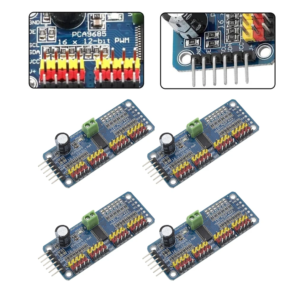 For PCA9685 16 Channel Module PWM/servo Driver Board For Electrical Equipment Accessories Easy To Install