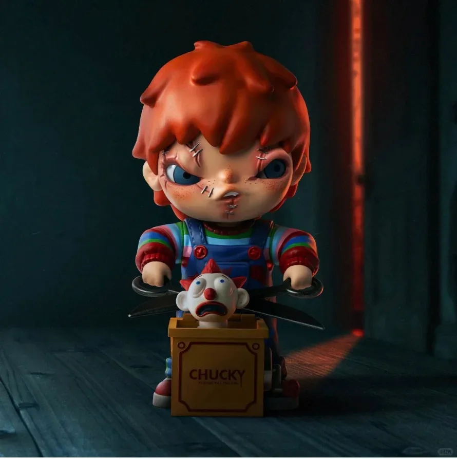 

POP MART Аутентичное Hirono X Chucky «Duch Kids» для совместной работы за границей, ограниченный выпуск, коллекционный подарок-сюрприз для больших детей