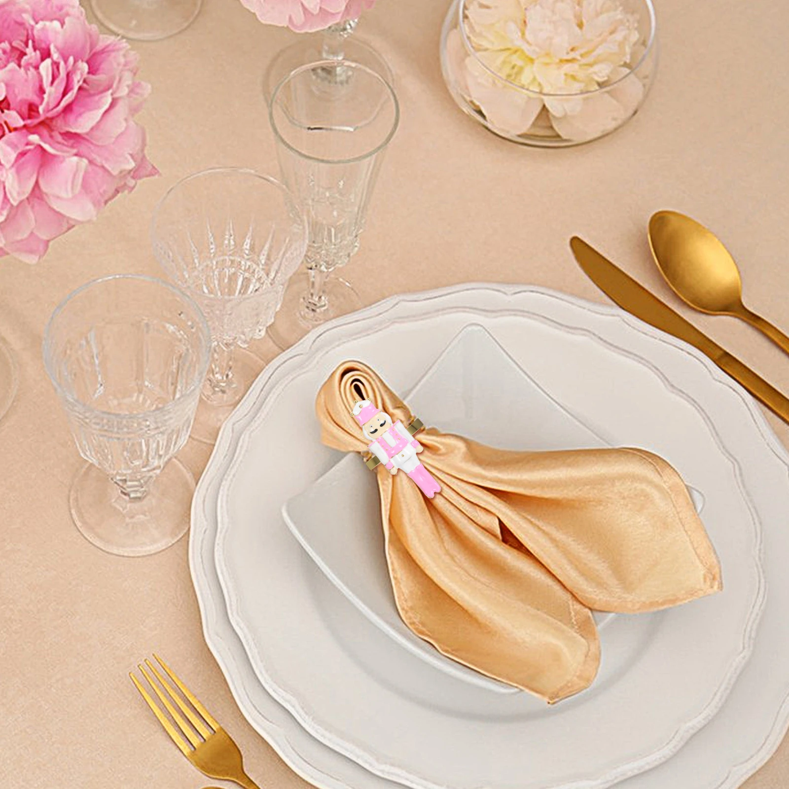

Napkin Buckle Dinner Rings Decorative Buckles Banquet The Banner Christmas Holder