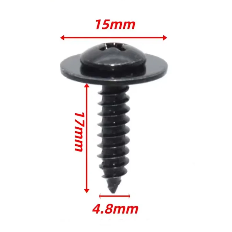 90114-SE0-000 20PCS R-64 Metal cross self-tapping screw suitable for Honda Accord Acura BMW fender fender leaf card buckle