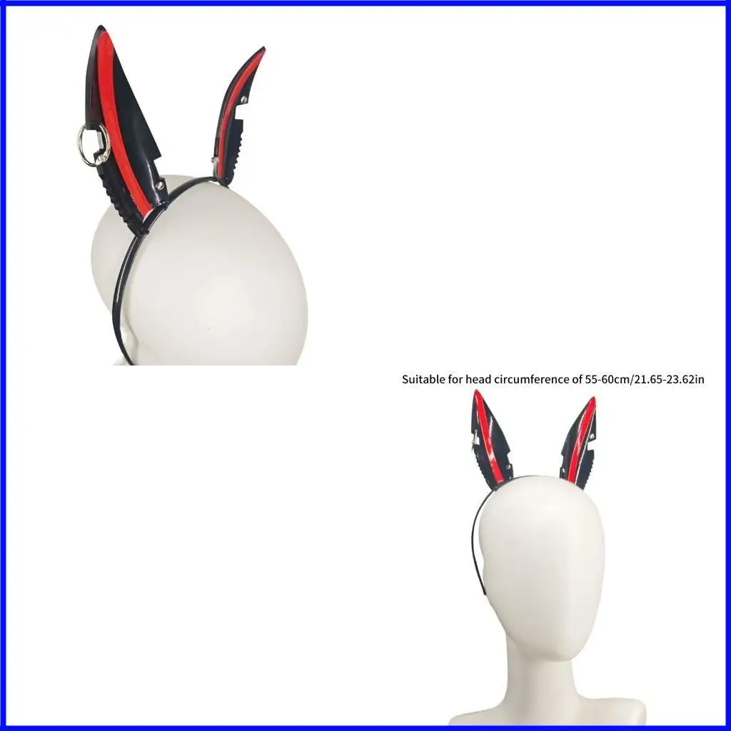 

Unique Rivet Ears Headband For Halloween Celebrations Women's Hair Accessories