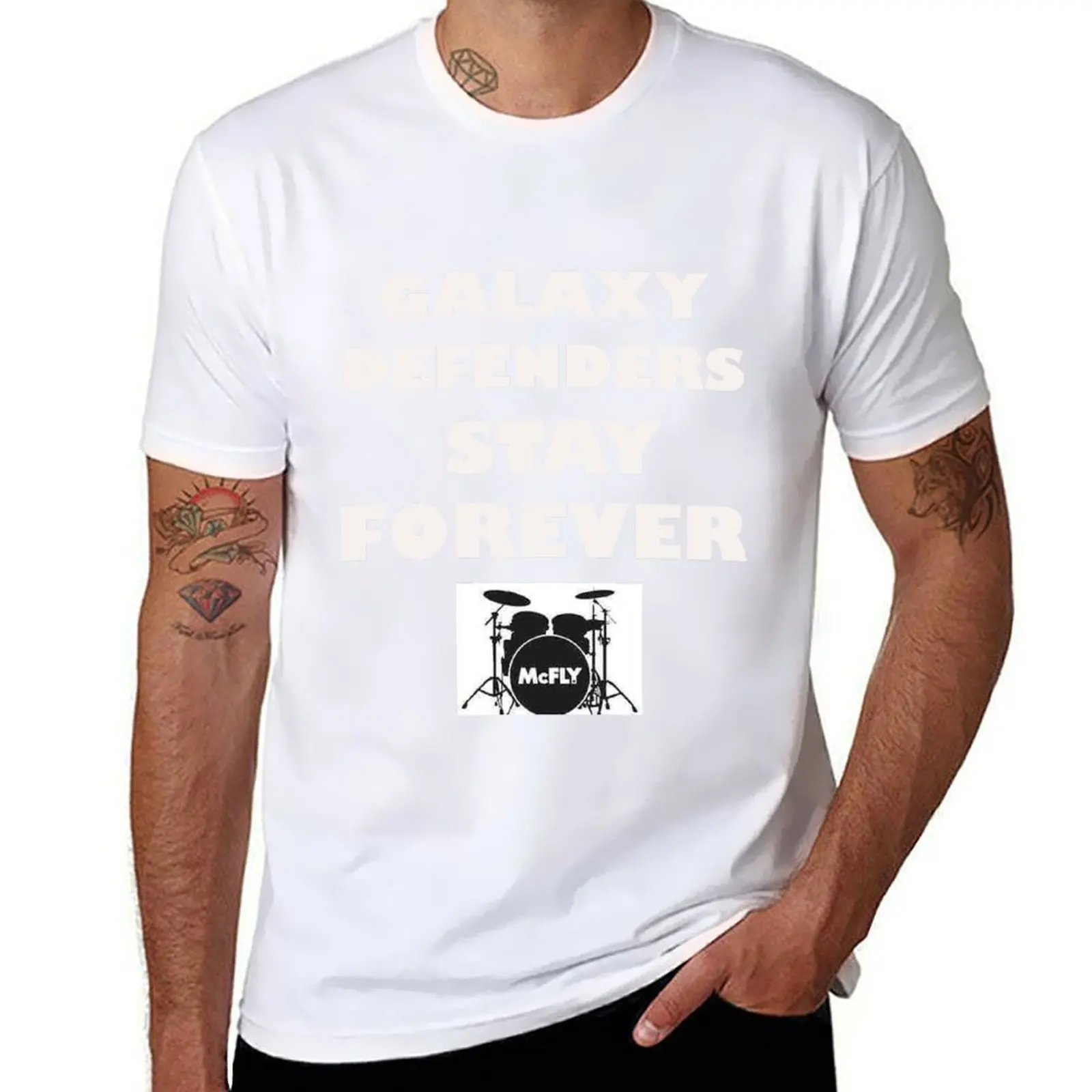 

McFly Galaxy Defenders Stay Forever T-Shirt man graphic t shirt T-Shirt