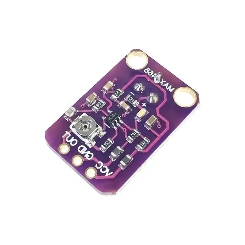 Auto Gain Control MAX4466 Microphone Amplifier Sound Sensor Module GY MAX4466 PCB Board DIY Kit Sound Detection Project Making
