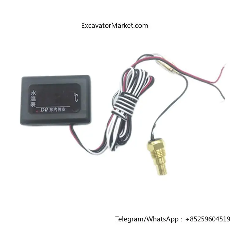 Excavator Spare Doosan dh dx daewoo DH60 80 130 215 electronic water temperature gauge measurement meter yanmar engine